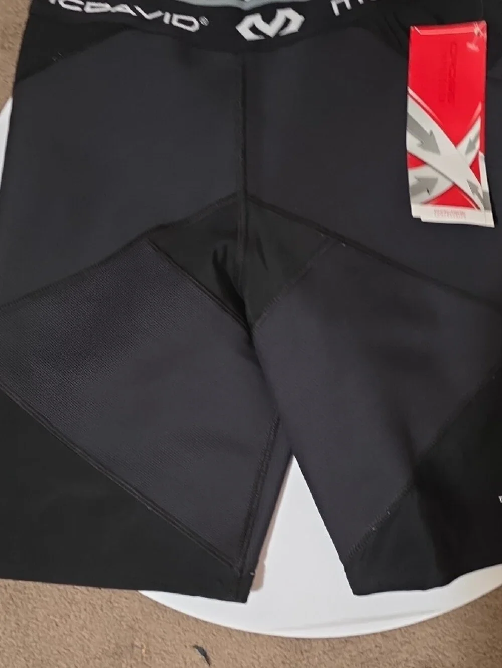 McDavid Men’s Black Athletic Compression Shorts
